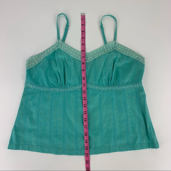 Reitman’s Seafoam Green Cotton Camisole Style Halter Top, Medium - Picture 13 of 16